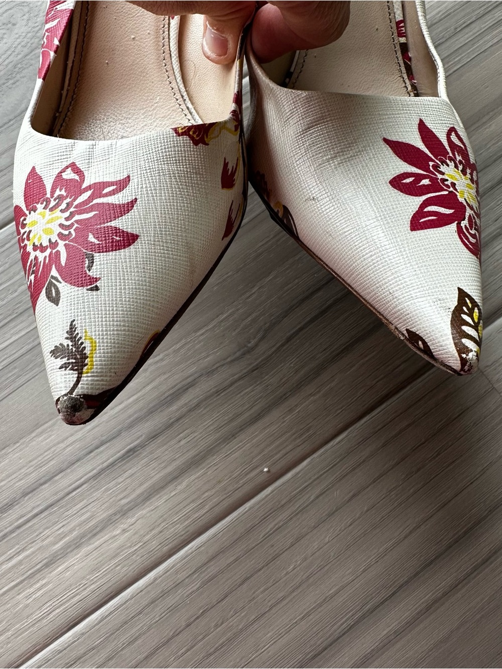 PRADA Floral Pumps - Picture 7 of 7